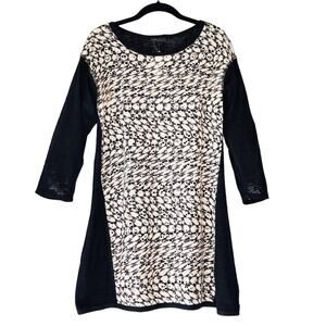 NWT Nally & Millie Burnout Stitch Tunic Dress Size S/M Goth Mod